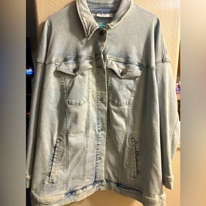 Lane Bryant size 20 Jean jacket like new never worn!